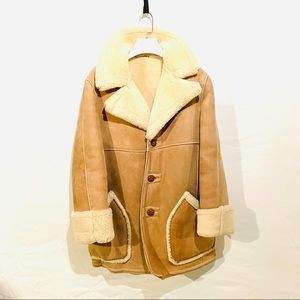 Shearling Sheepskin Rancher Coat
